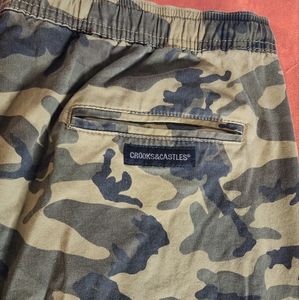 Crooks and castles came cargo style joggers